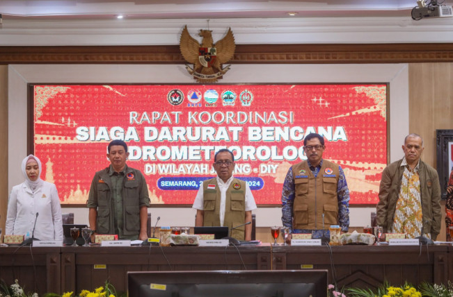 Pemprov Jateng dan 33 Kabupaten Kota Tetapkan Status Darurat Bencana, Pusdalops Siaga 24 Jam
